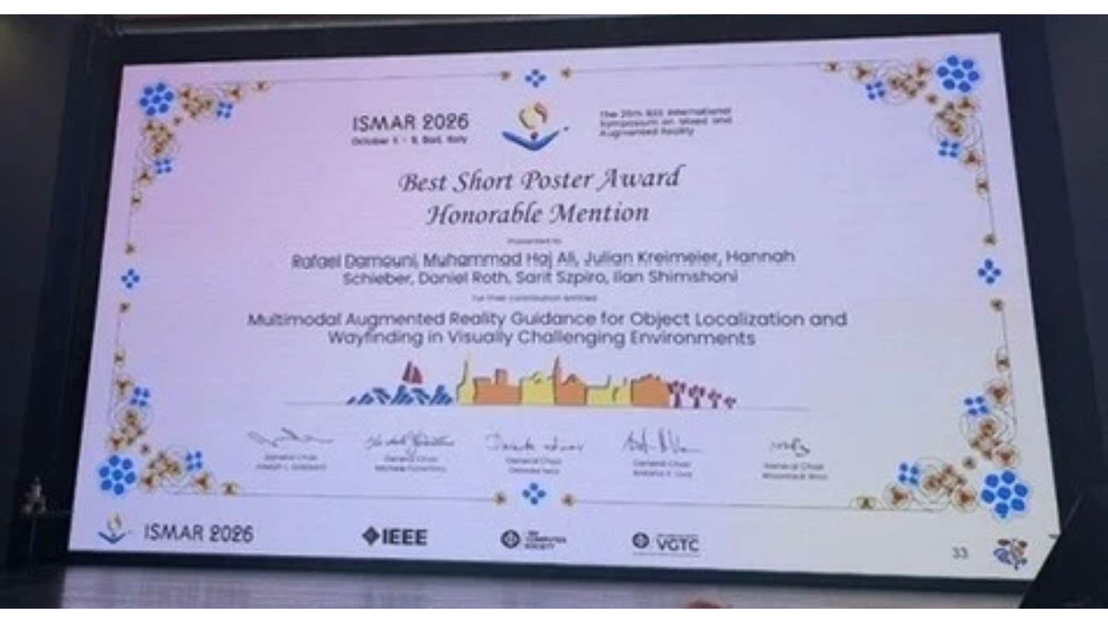 IEEE ISMAR Award